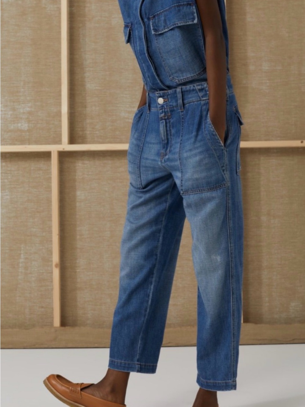 Closed Tony Broken Twill Jeans- Mid Blue